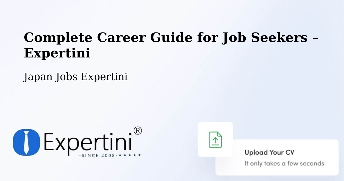 Career Guide for Job Seekers – Namioka - Namioka, Japan Jobs Expertini